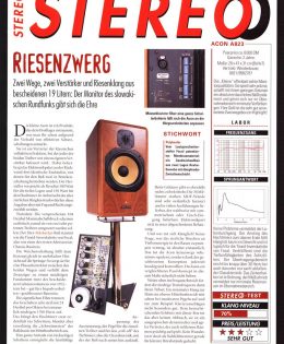 November 1999 – časopis STEREO (DE)